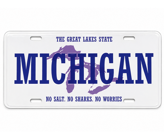 LP1: Michigan Great Lakes State License Plate