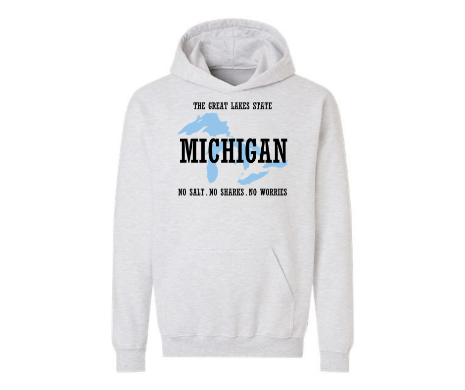Hoodies: The Great Lakes State (Ash)