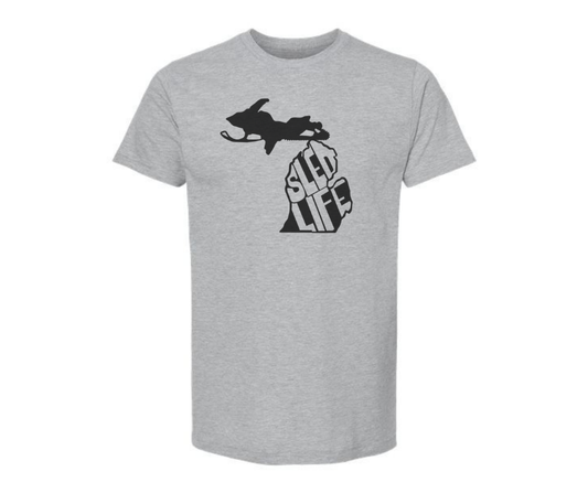 T-Shirt: T30A - Sled Life (H. Grey)