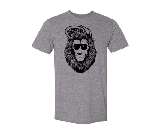 T-Shirt: T48A - Detroit Lionhead (H. Graphtie)
