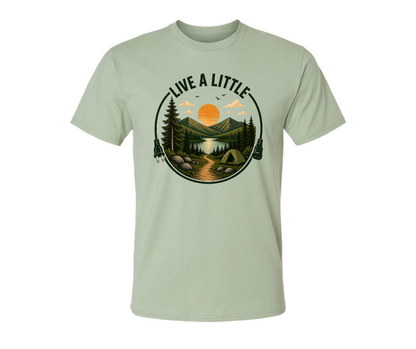 T-Shirt: Live a little