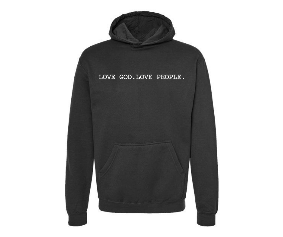 Hoodies: Love God. Love People. (Black)