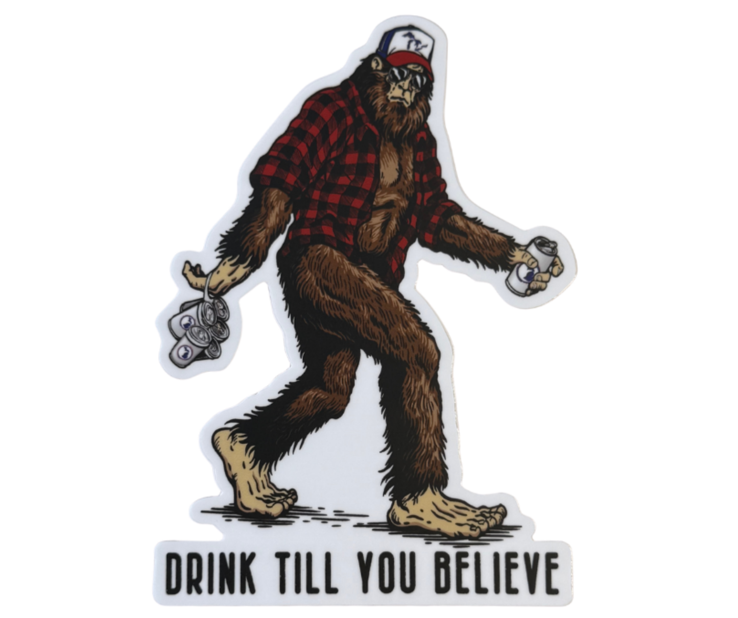 P90: Drink Till You Believe Lumberjack Decal
