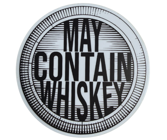 P65: May Contain Whiskey Decal