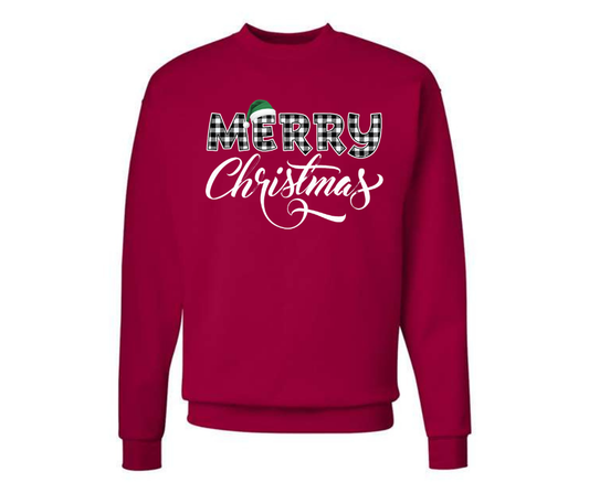 Crewneck: Merry Christmas (Red)