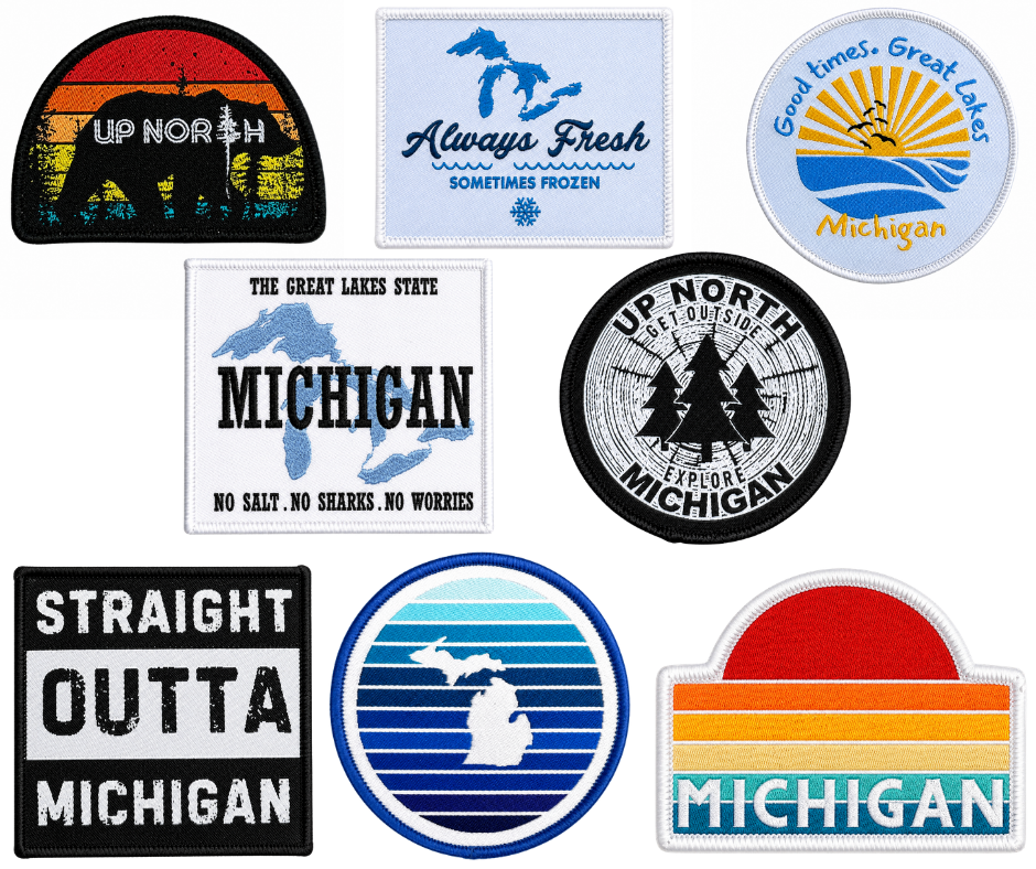Michigan Iron-on Patches