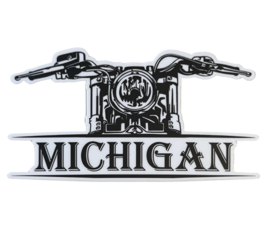 P32: Michigan Motorcycle Decal