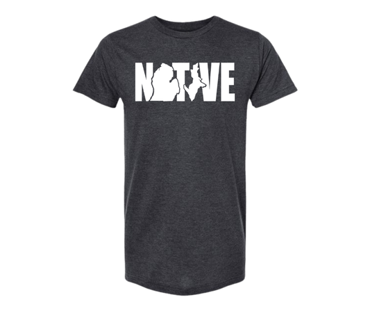 T-Shirt: T14A - Native (H. Graphite)