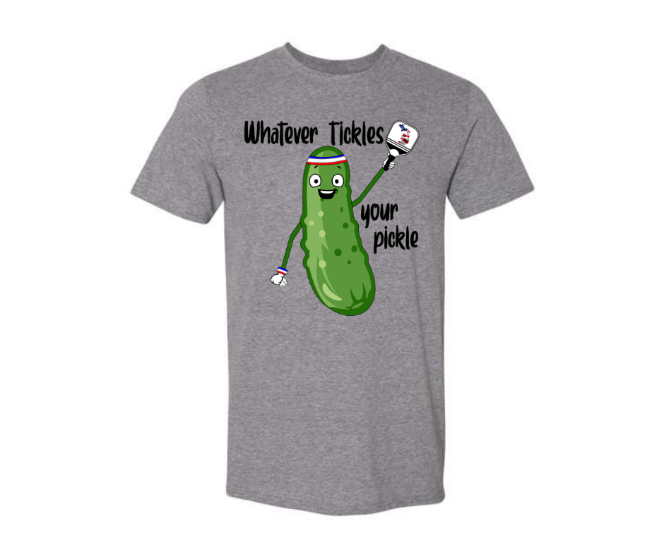 T-Shirt: T61 - Whatever Tickles Your Pickle (H. Graphite)