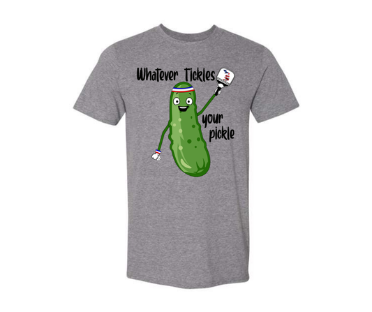 T-Shirt: T61 - Whatever Tickles Your Pickle (H. Graphite)