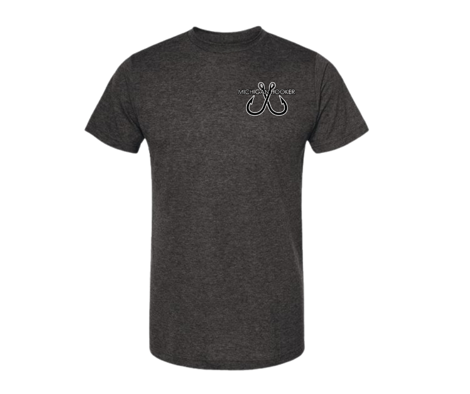 T-Shirt: T72B - Michigan Hooker (H. Graphite)