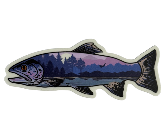 P46: Salmon Forest Decal