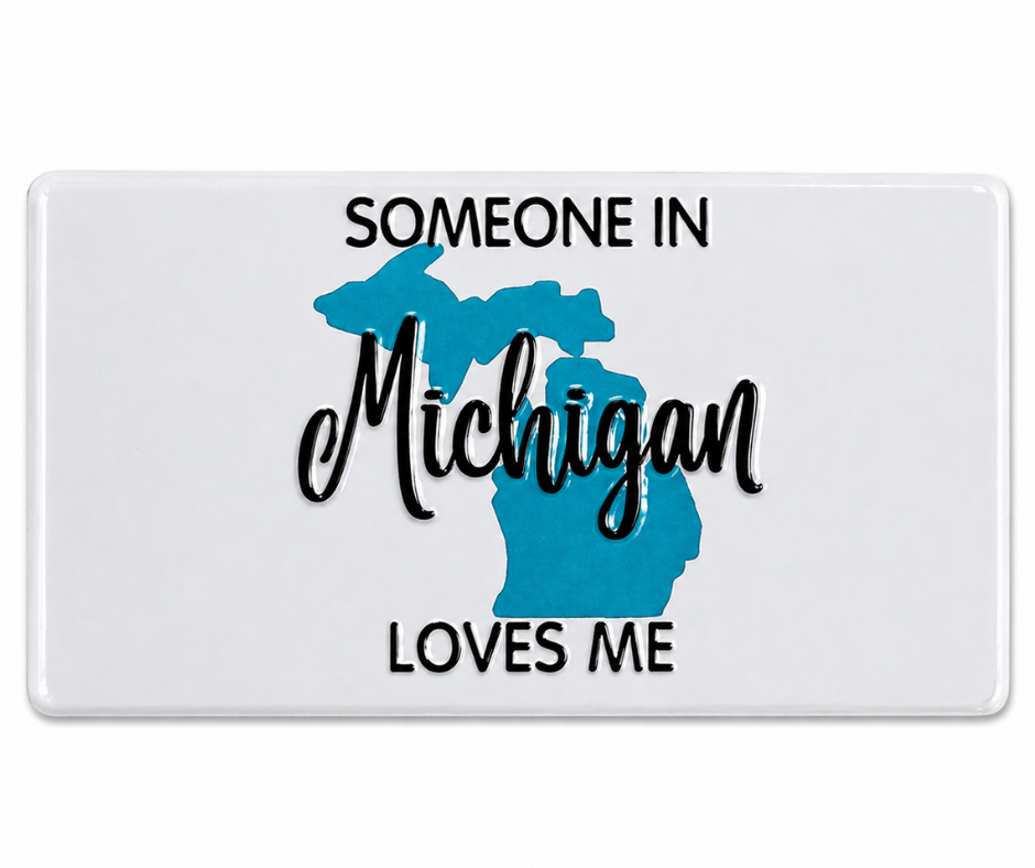 M8: Someone In Michigan Loves Me Magnet