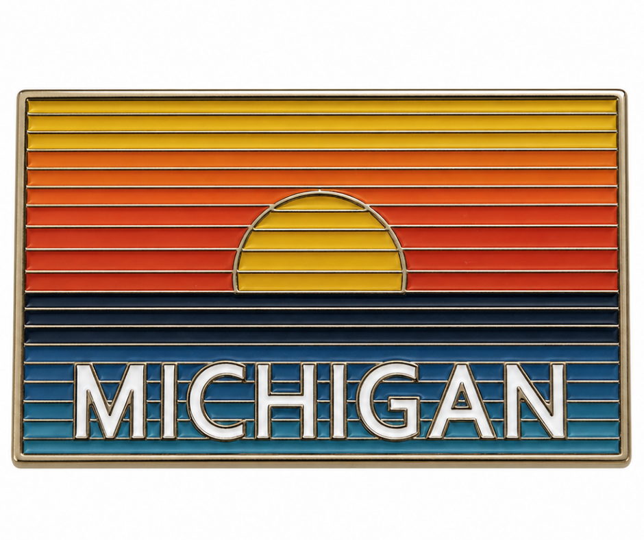 MP1: Michigan Sunset Pin