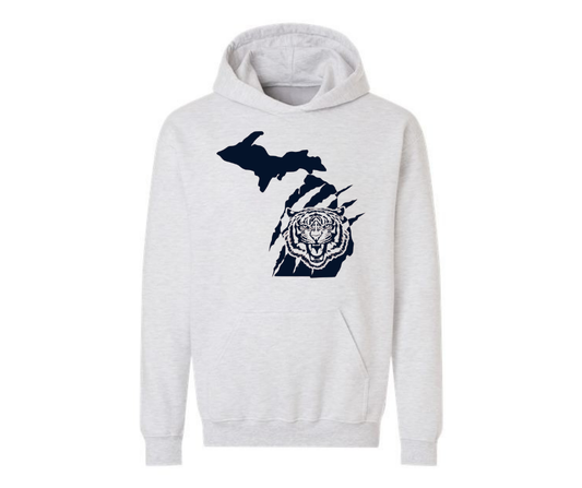 Hoodies: Detroit Tigers (Ash)