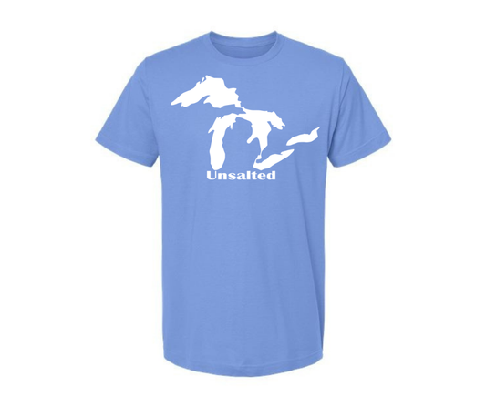 T-Shirt: T107B - Unsalted (Carolina Blue)