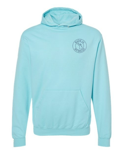 Hoodies: Made in Michigan (Purist Blue)