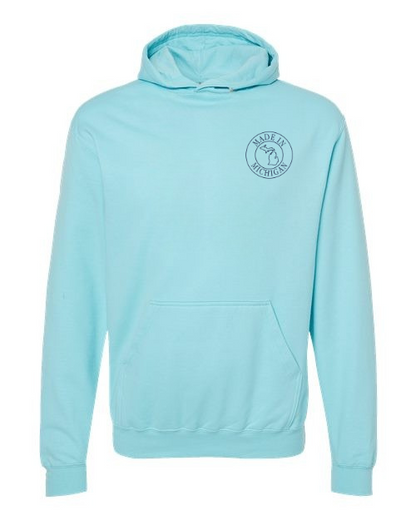 Hoodies: Made in Michigan (Purist Blue)