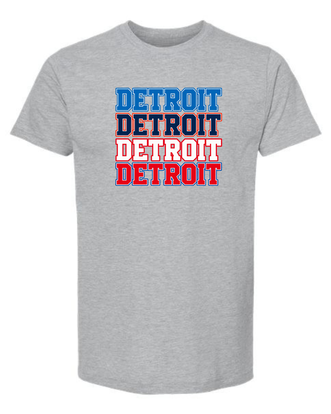 T-Shirt: All Detroit Teams (Heather Grey)