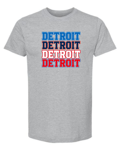 T-Shirt: All Detroit Teams (Heather Grey)