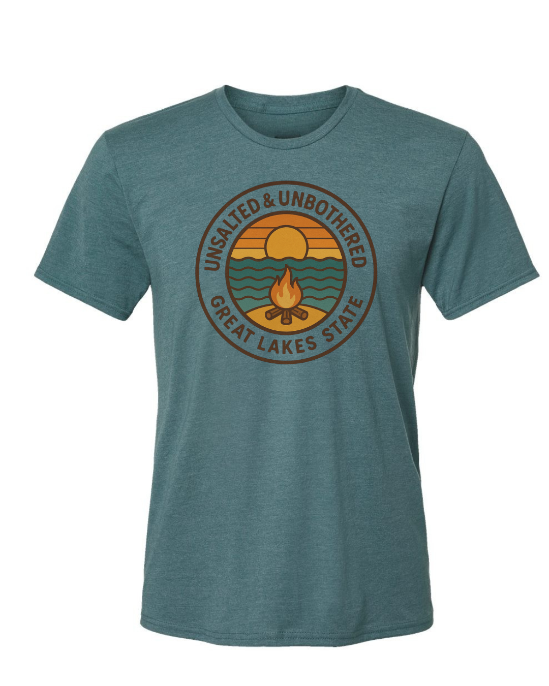 T-Shirt: 136 - Unsalted and Unbothered (cactus heather)