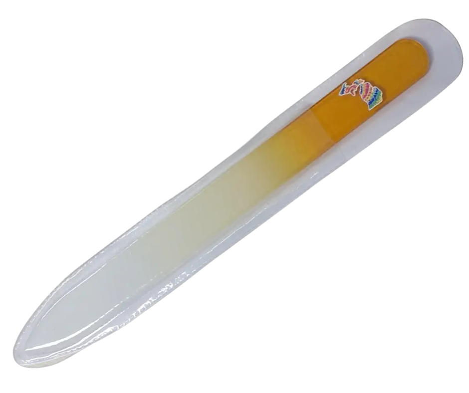 NF5: Michigan Map Tie-Dye Stone Crystal Nail Files - Yellow