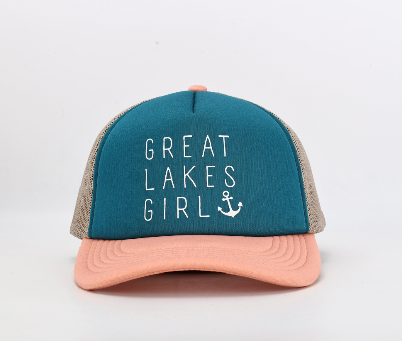 Snapback Hat: Great Lakes Girl