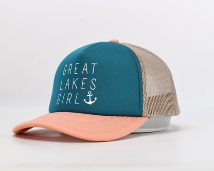 Snapback Hat: Great Lakes Girl