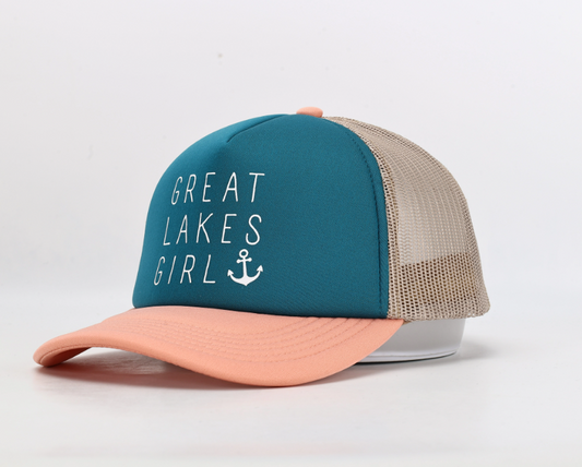 Snapback Hat: Great Lakes Girl