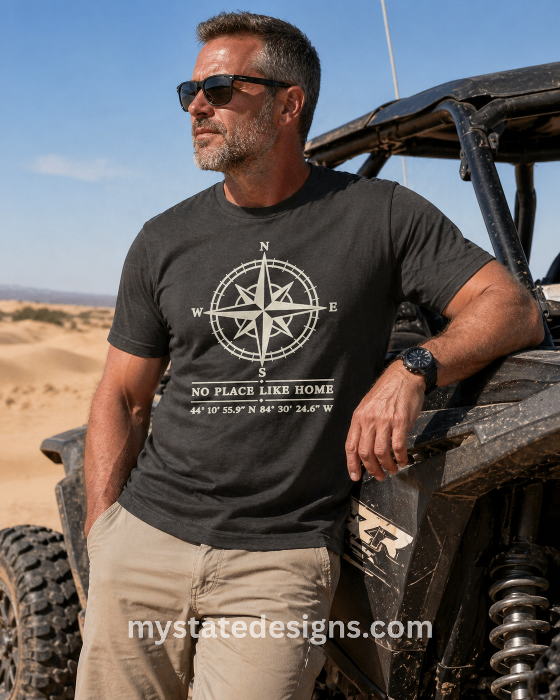 T-Shirt: No Place Like Home (Charcoal)